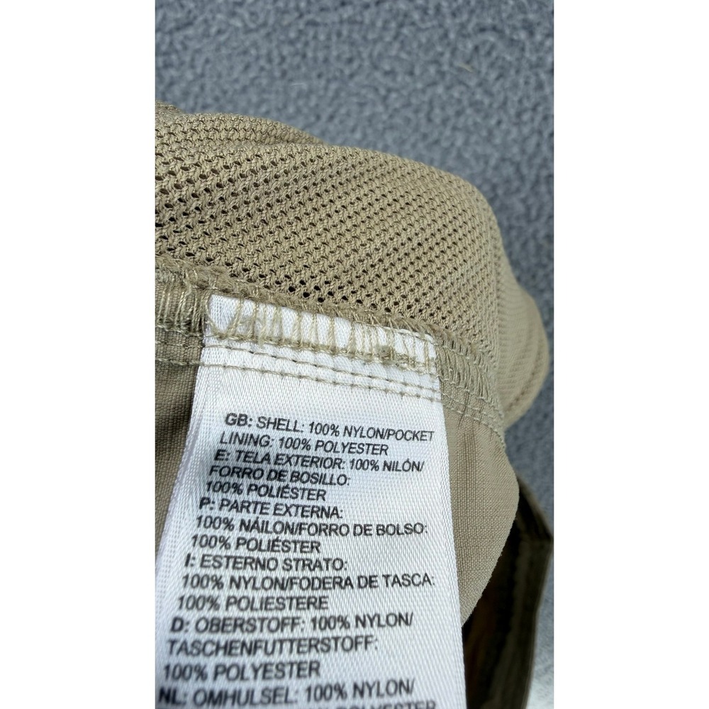 The North Face Womens 10 Regular Hiking Pants Tan Khaki Ripstop Drawstring Cargo - Picture 12 of 16